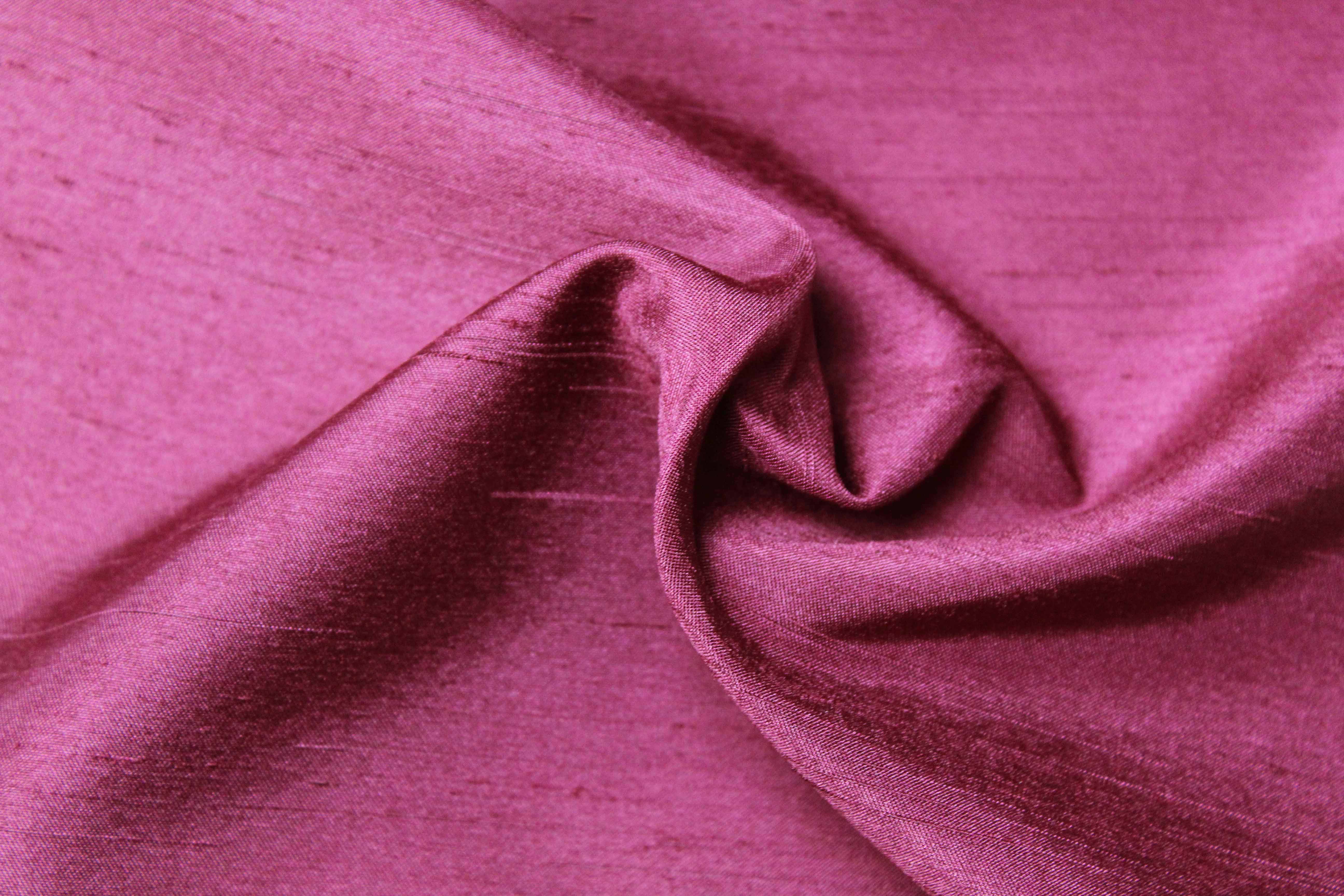 SATIN BACK SHANTUNG - WINE